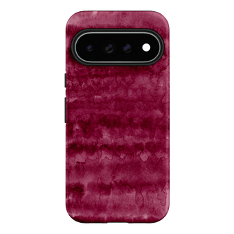 Watercolour Stripes Burgundy Printed Phone Cases Google Pixel 11 Pro XL / Armoured by The Dairy - The Dairy