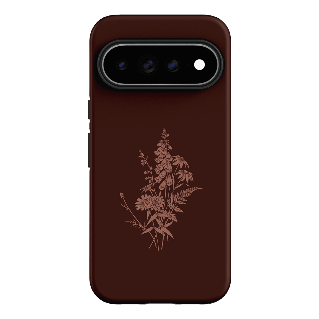 Wildflowers Mocha Printed Phone Cases Google Pixel 11 Pro XL / Armoured by Typoflora - The Dairy