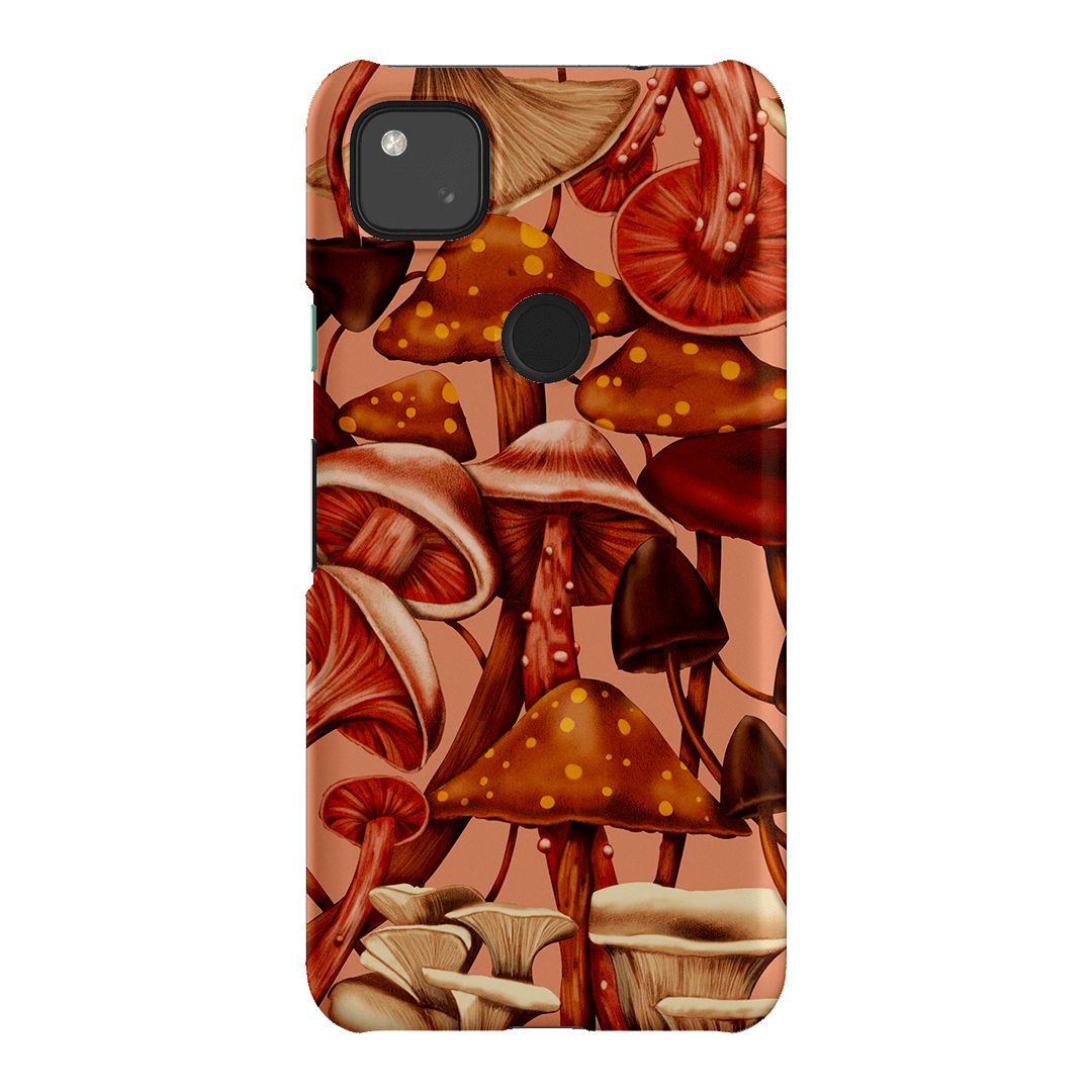 Shrooms Printed Phone Cases Google Pixel 4A 4G / Snap by Kelly Thompson - The Dairy