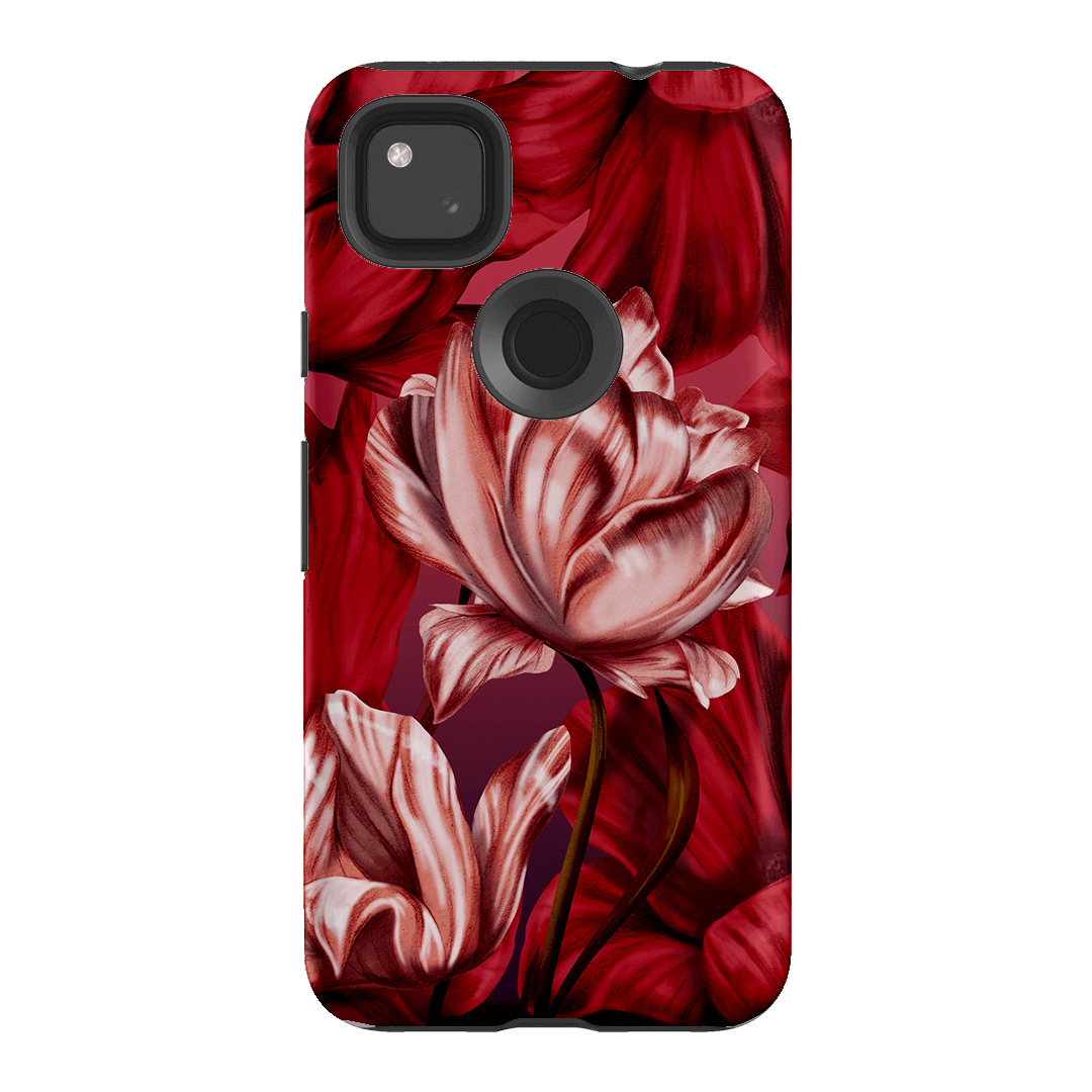 Tulip Season Printed Phone Cases Google Pixel 4A 4G / Armoured by Kelly Thompson - The Dairy