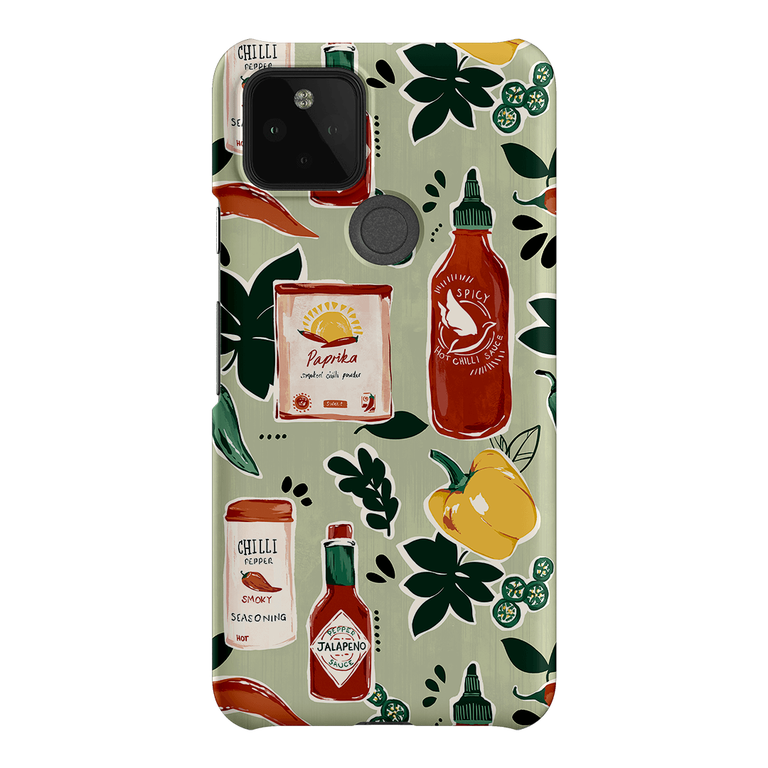 Chilli Pepper Printed Phone Cases Google Pixel 5 / Snap by Charlie Taylor - The Dairy