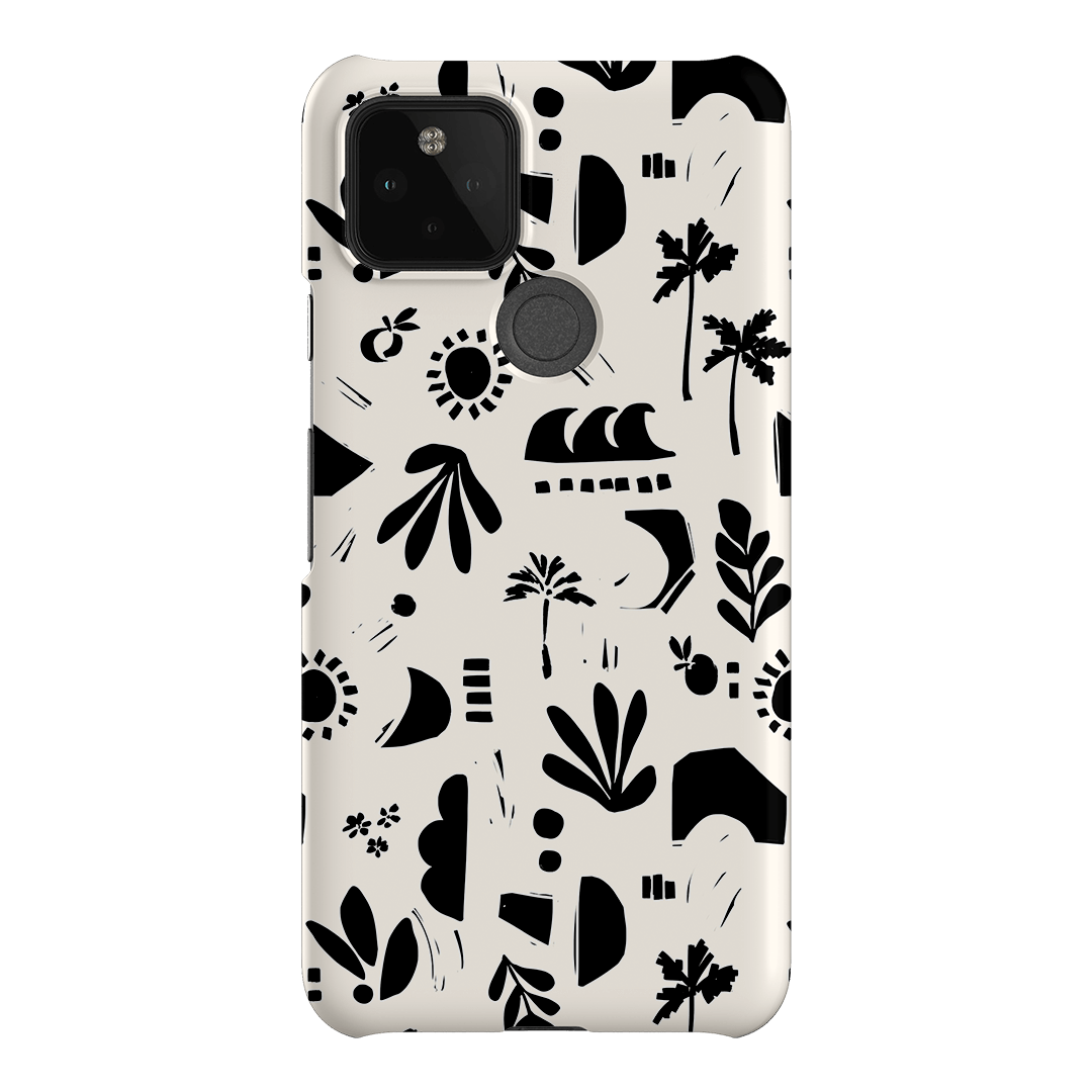 Inky Beach Printed Phone Cases Google Pixel 5 / Snap by Charlie Taylor - The Dairy