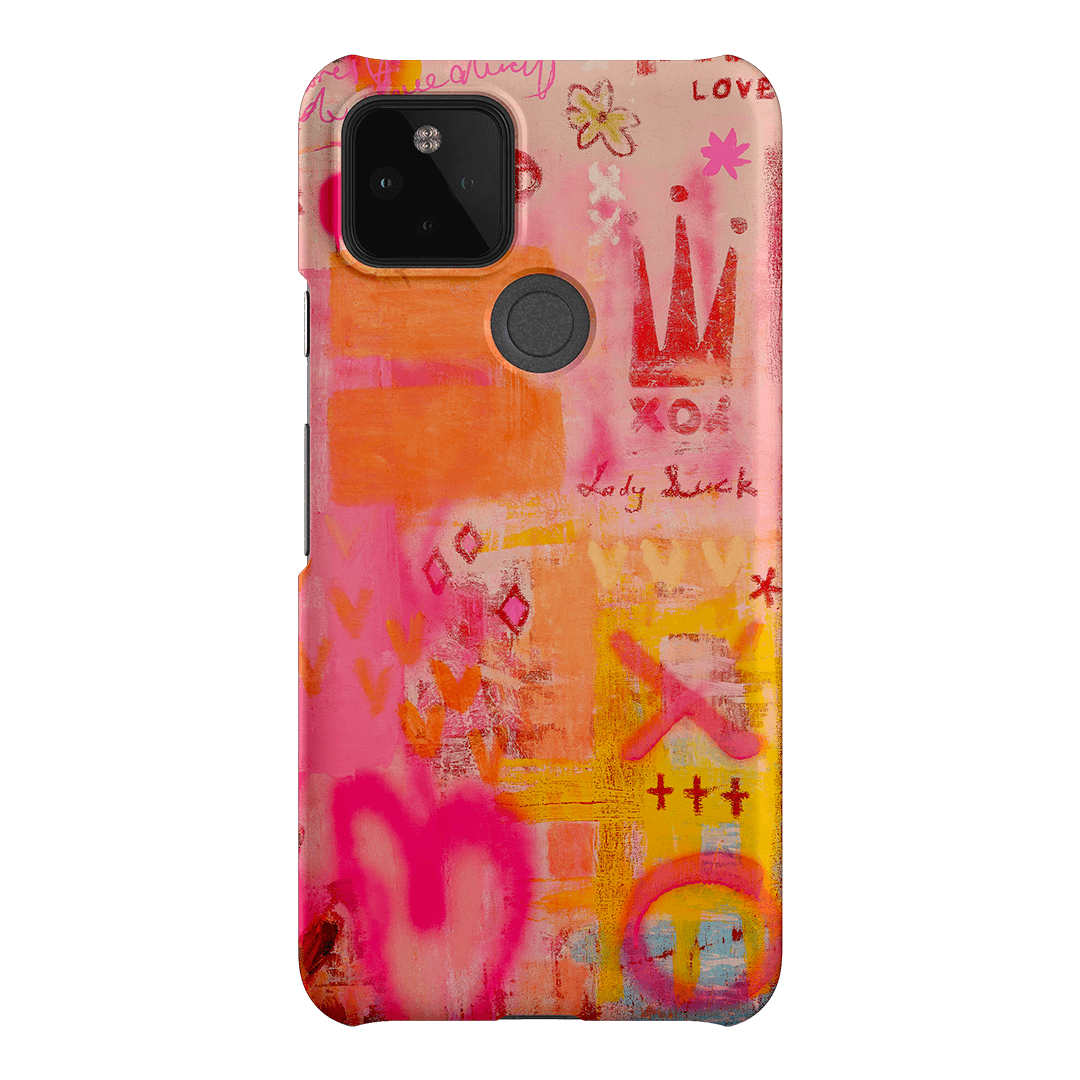 Lady Luck Printed Phone Cases Google Pixel 5 / Snap by Jackie Green - The Dairy