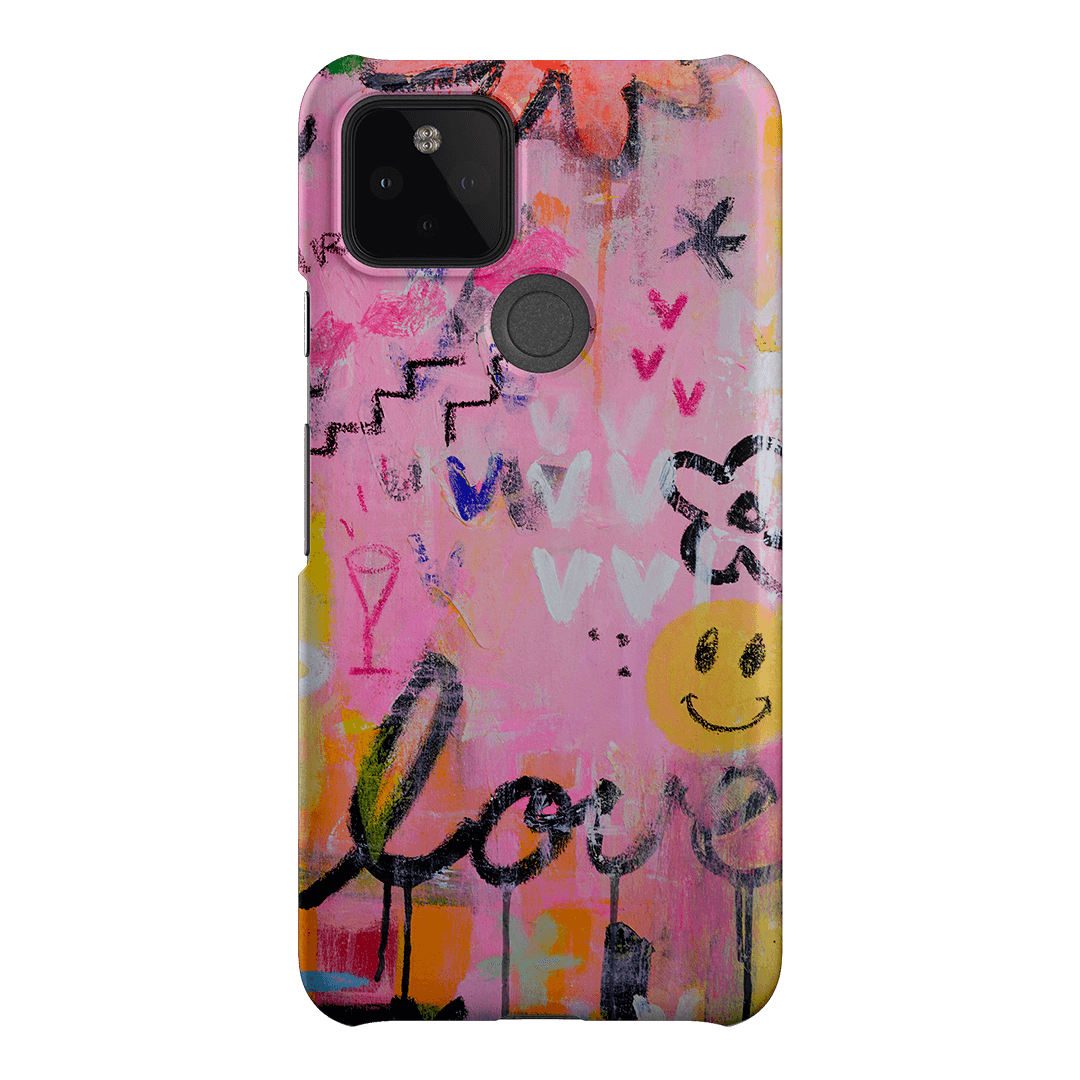 Love Smiles Printed Phone Cases Google Pixel 5 / Snap by Jackie Green - The Dairy