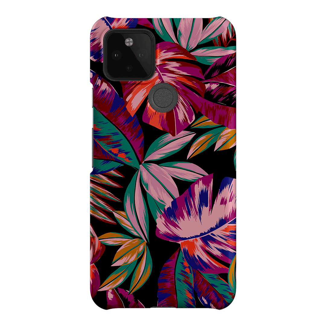 Midnight Palm Printed Phone Cases Google Pixel 5 / Snap by Charlie Taylor - The Dairy
