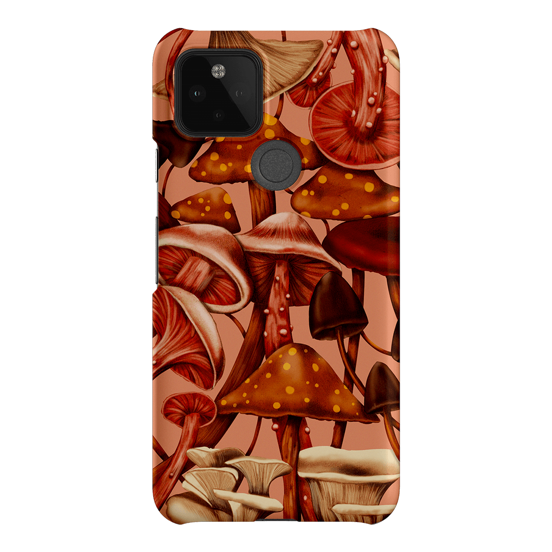 Shrooms Printed Phone Cases Google Pixel 5 / Snap by Kelly Thompson - The Dairy