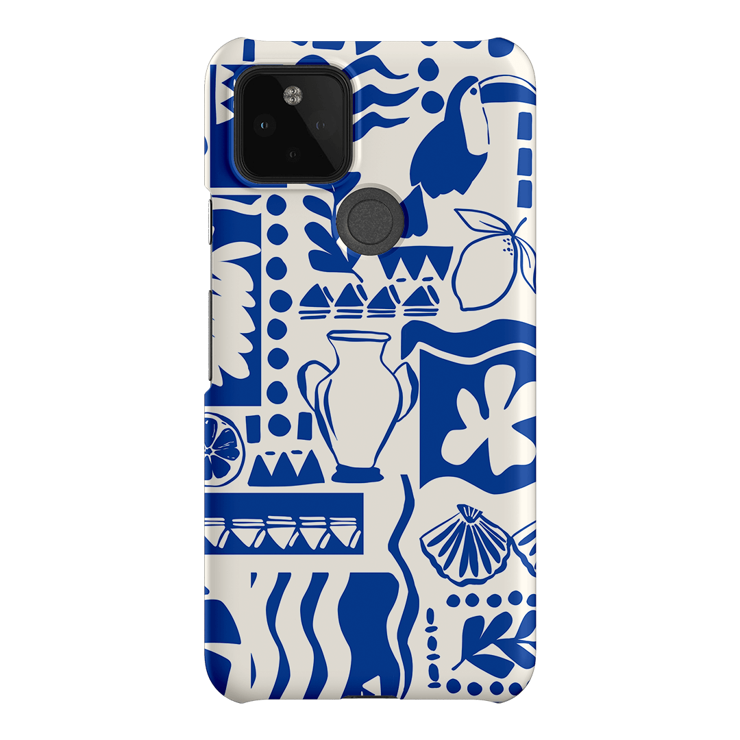 Toucan Blue Printed Phone Cases Google Pixel 5 / Snap by Charlie Taylor - The Dairy