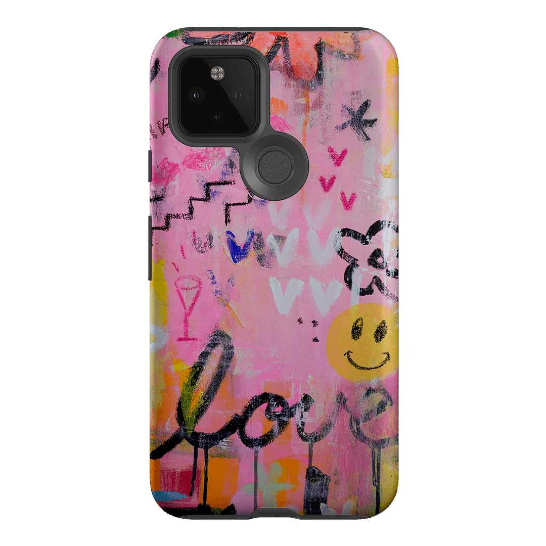 Love Smiles Printed Phone Cases Google Pixel 5 / Armoured by Jackie Green - The Dairy