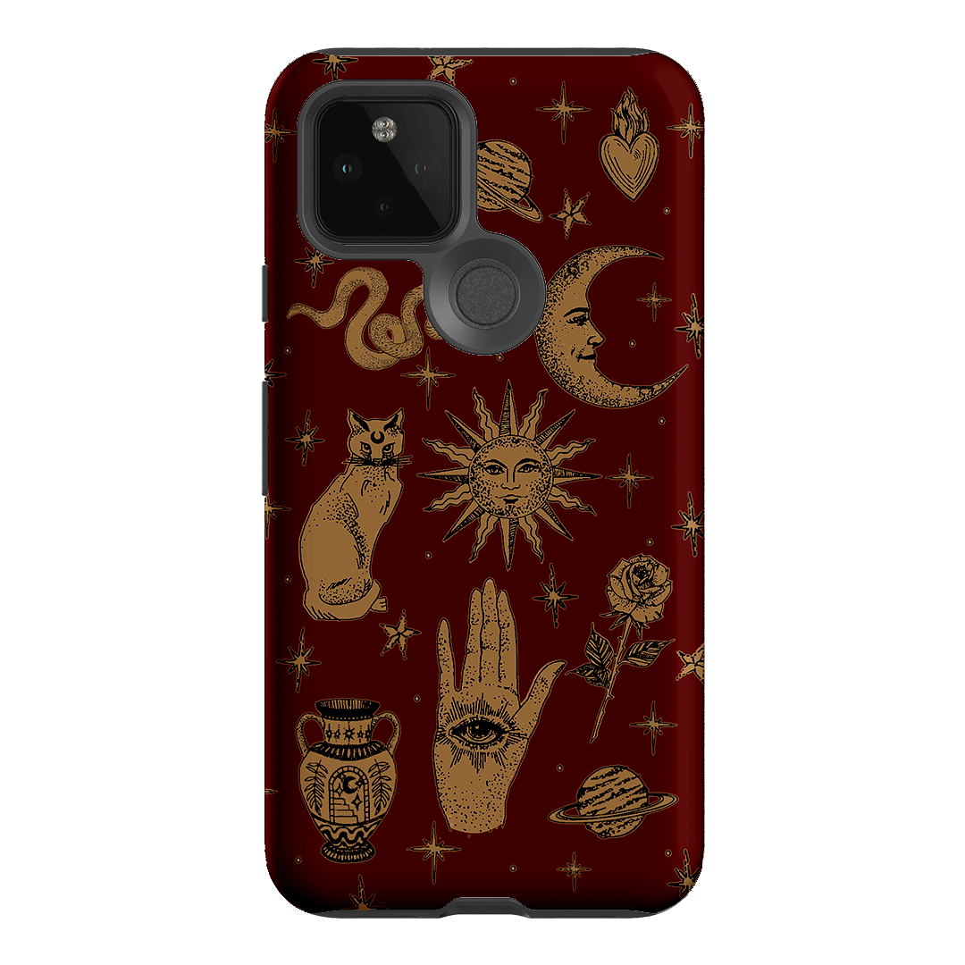 Astro Flash Red Printed Phone Cases Google Pixel 5 / Armoured by Veronica Tucker - The Dairy