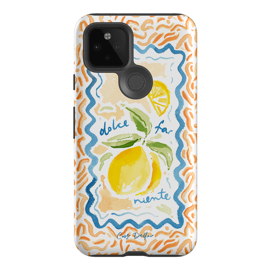 Dolce Far Niente Printed Phone Cases Google Pixel 5 / Armoured by Cass Deller - The Dairy