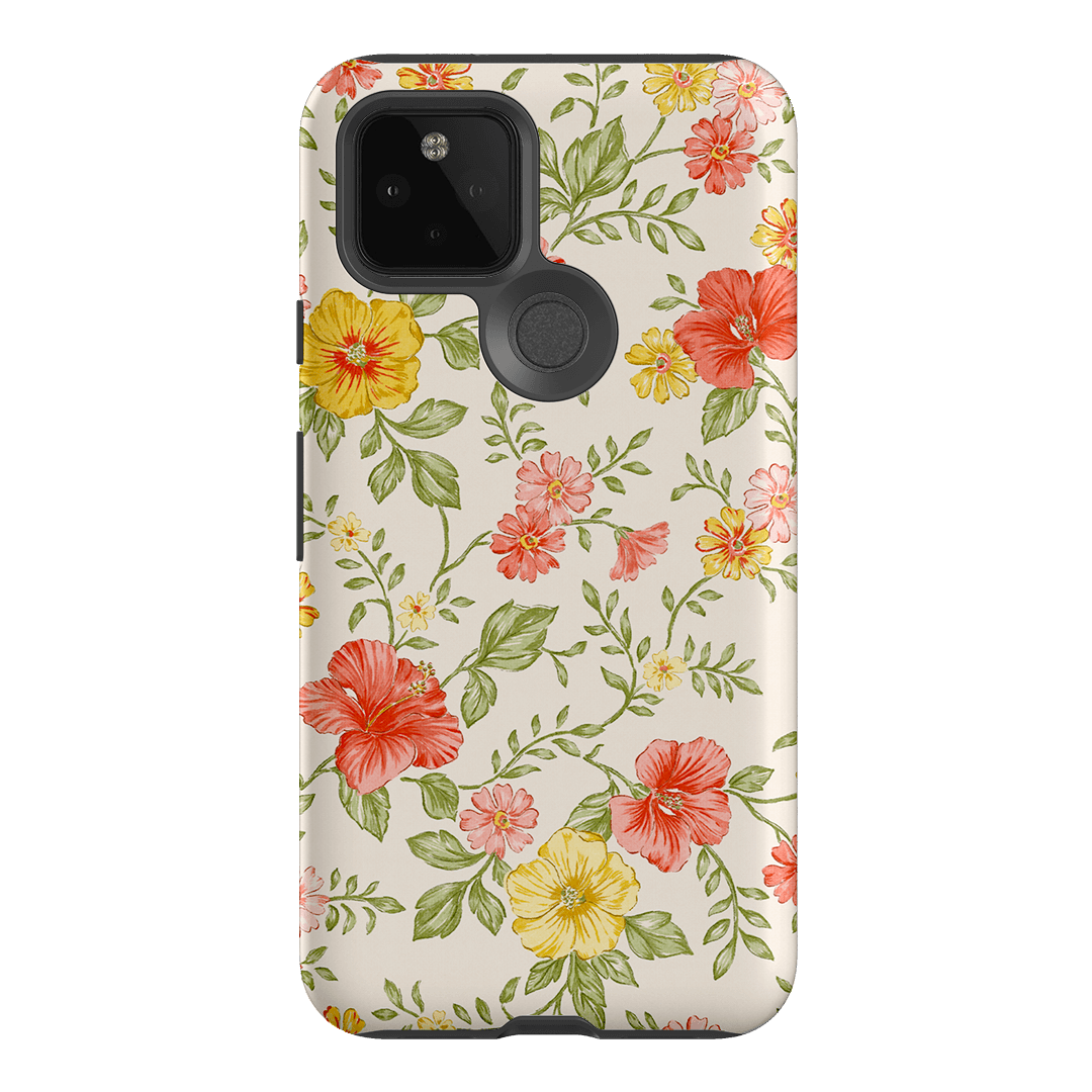 Hibiscus Printed Phone Cases Google Pixel 5 / Armoured by Oak Meadow - The Dairy