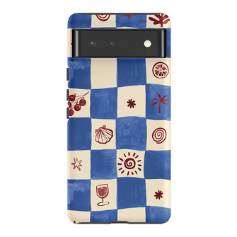 Afternoon Mezze Cornflower Printed Phone Cases Google Pixel 6 / Armoured by Charlie Taylor - The Dairy