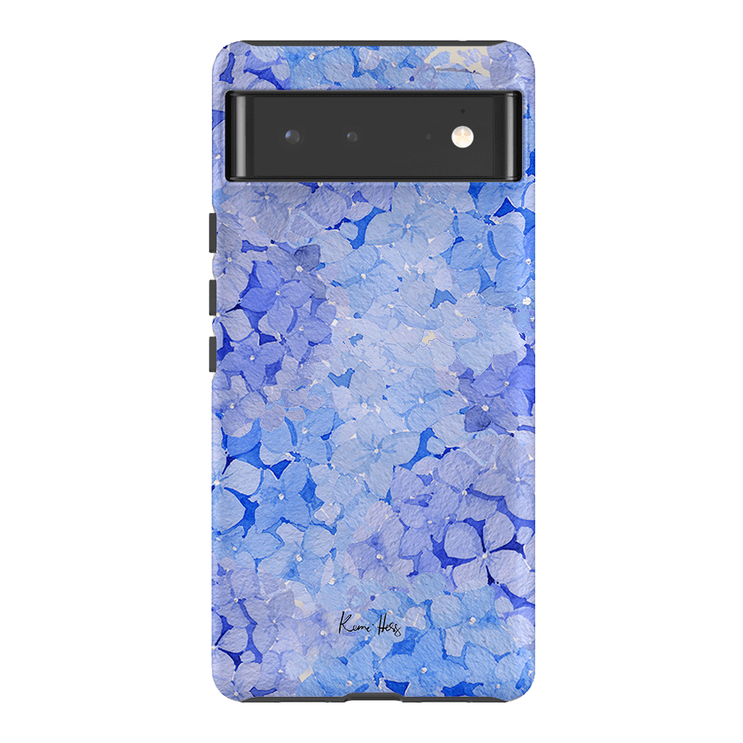 Hydrangea Blue Printed Phone Cases Google Pixel 6 / Armoured by Kerrie Hess - The Dairy