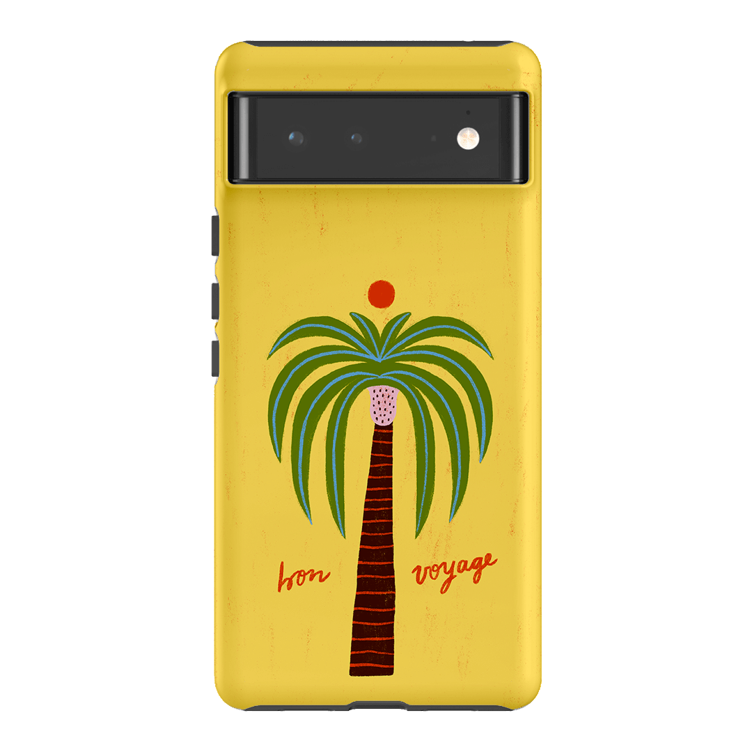 Bon Voyage Yellow Printed Phone Cases Google Pixel 6 / Armoured by Marie Faurrite - The Dairy