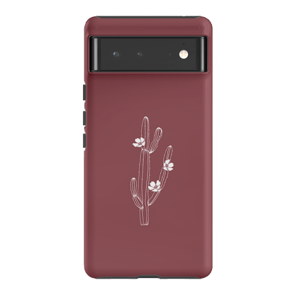 Cactus Flower Printed Phone Cases Google Pixel 6 / Armoured by Typoflora - The Dairy