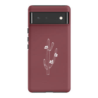Cactus Flower Printed Phone Cases Google Pixel 6 / Armoured by Typoflora - The Dairy