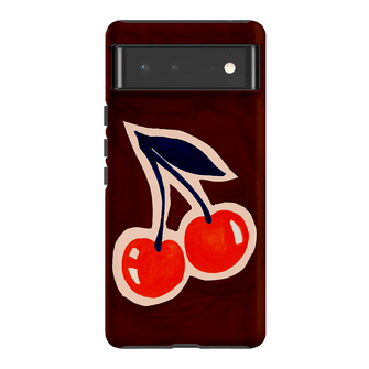 Cherries Printed Phone Cases Google Pixel 6 / Armoured by Studio Bon - The Dairy