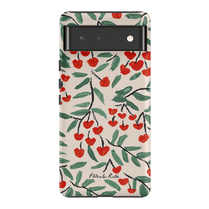 Cherry Love Printed Phone Cases Google Pixel 6 / Armoured by Phthalo Ruth - The Dairy