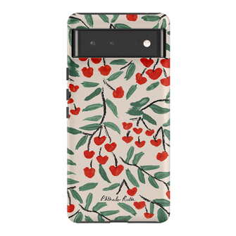 Cherry Love Printed Phone Cases Google Pixel 6 / Armoured by Phthalo Ruth - The Dairy