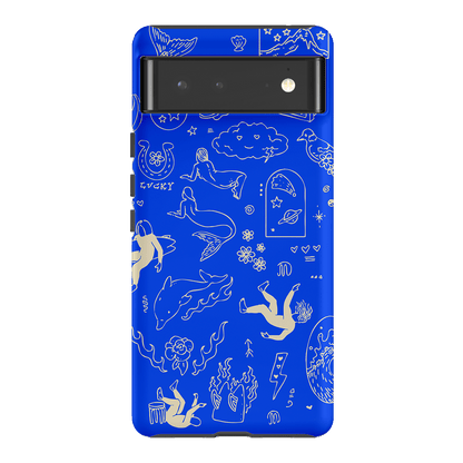 Easty Flash Blue Printed Phone Cases Google Pixel 6 / Armoured by Easty Beasty - The Dairy