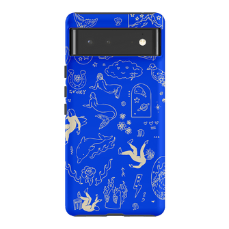 Easty Flash Blue Printed Phone Cases Google Pixel 6 / Armoured by Easty Beasty - The Dairy