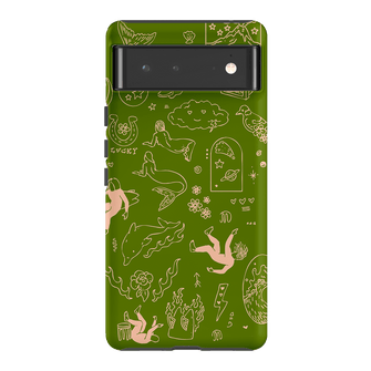Easty Flash Green Printed Phone Cases Google Pixel 6 / Armoured by Easty Beasty - The Dairy