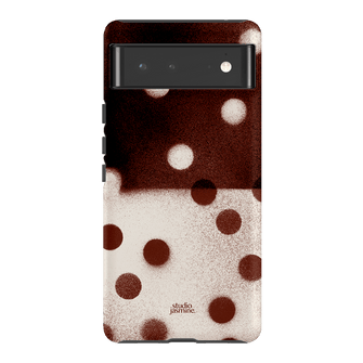 Espresso Polka Dot Printed Phone Cases Google Pixel 6 / Armoured by Jasmine Dowling - The Dairy