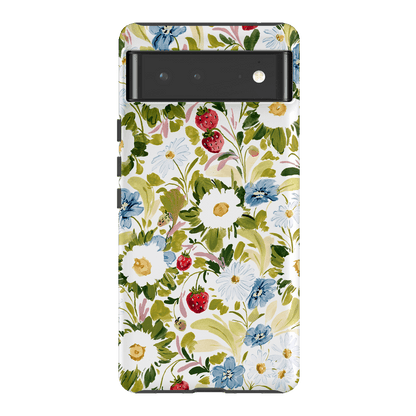Garden Strawberries Printed Phone Cases Google Pixel 6 / Armoured by Ellie Mae - The Dairy