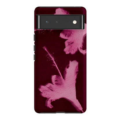 Hibiscus Glow Printed Phone Cases Google Pixel 6 / Armoured by Sally Hungerford - The Dairy