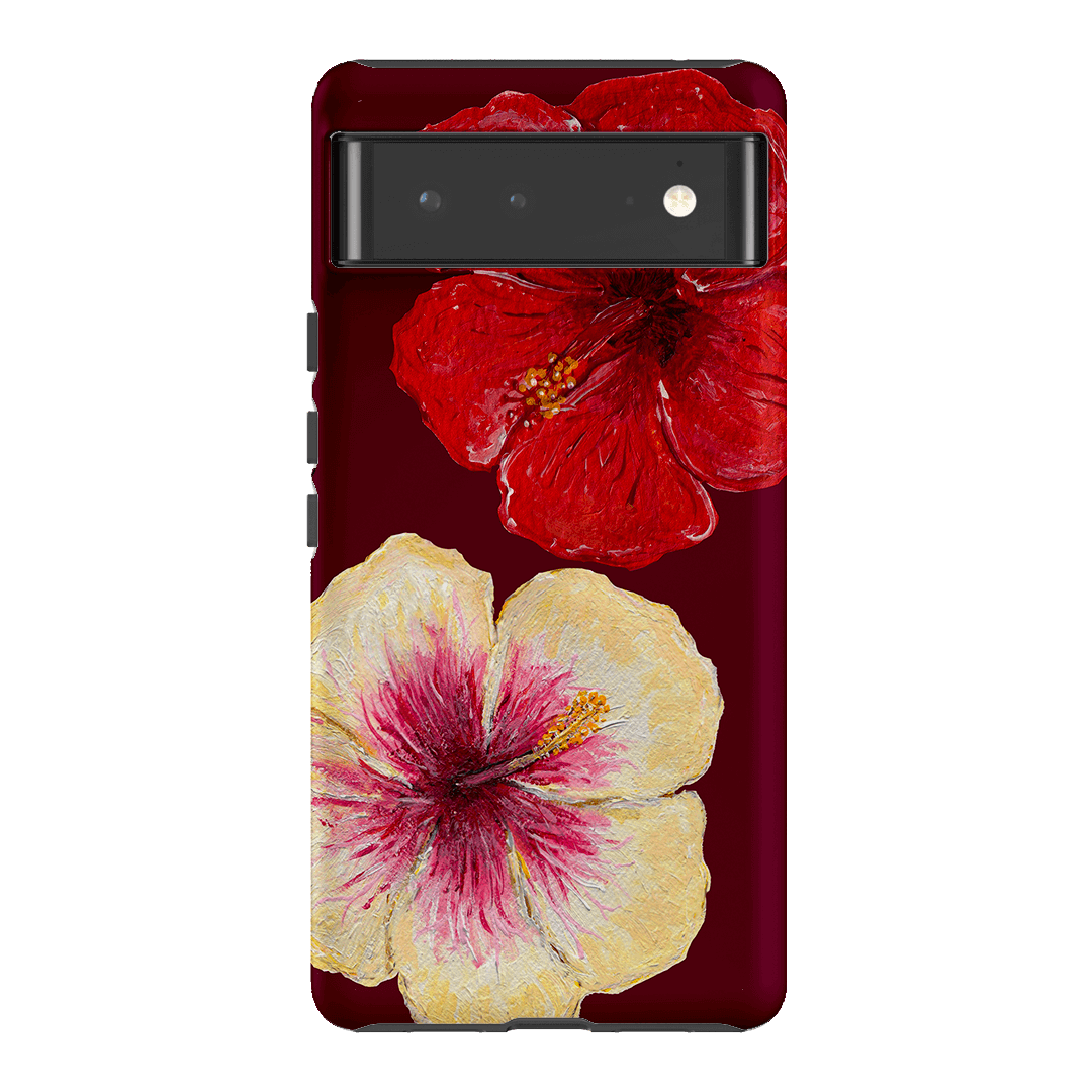 Hibiscus Flower Printed Phone Cases Google Pixel 6 / Armoured by BG. Studio - The Dairy