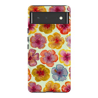 Hibiscus Holiday Sorbet Printed Phone Cases Google Pixel 6 / Armoured by BG. Studio - The Dairy