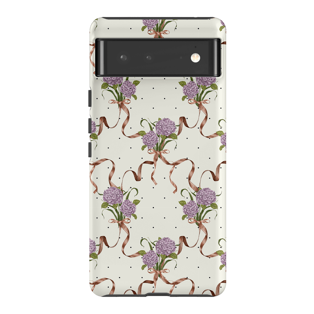 Hydrangea Ribbon Printed Phone Cases Google Pixel 6 / Armoured by Veronica Tucker - The Dairy