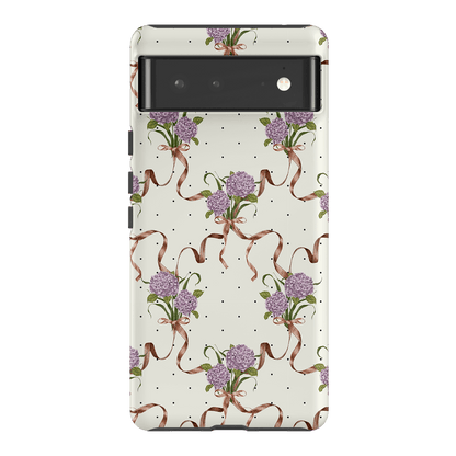 Hydrangea Ribbon Printed Phone Cases Google Pixel 6 / Armoured by Veronica Tucker - The Dairy