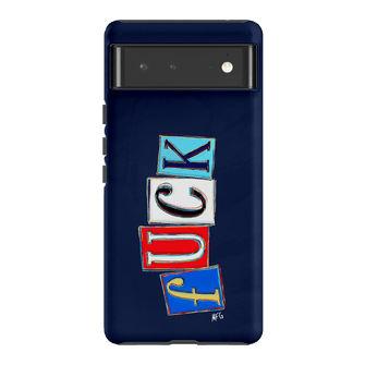 Lil Fcks Blue Printed Phone Cases Google Pixel 6 / Armoured by Margarbs Art - The Dairy