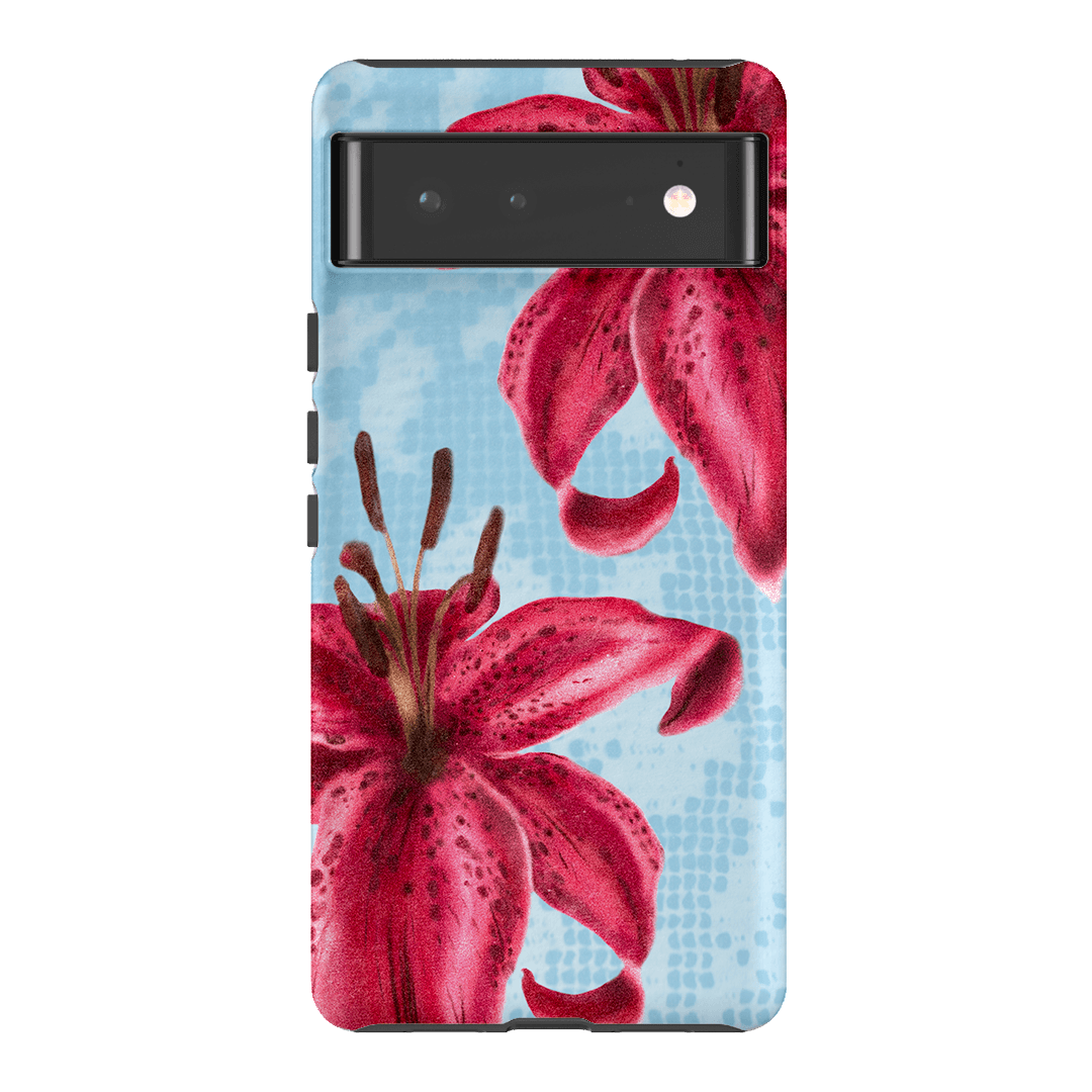 Lillies Printed Phone Cases Google Pixel 6 / Armoured by Sally Hungerford - The Dairy