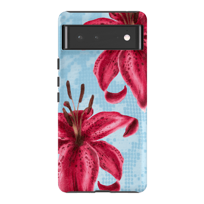 Lillies Printed Phone Cases Google Pixel 6 / Armoured by Sally Hungerford - The Dairy
