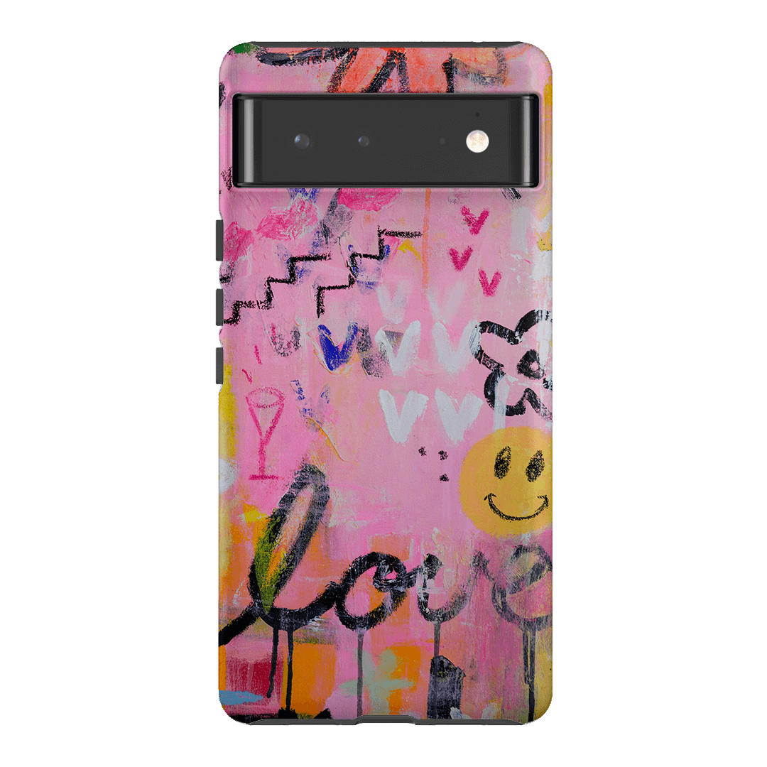 Love Smiles Printed Phone Cases Google Pixel 6 / Armoured by Jackie Green - The Dairy