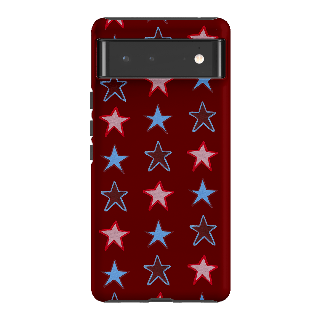 Lucky Stars Rouge Printed Phone Cases Google Pixel 6 / Armoured by BG. Studio - The Dairy