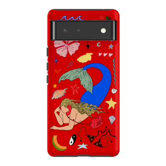 Mermaid Salad Scarlet Printed Phone Cases Google Pixel 6 / Armoured by Easty Beasty - The Dairy