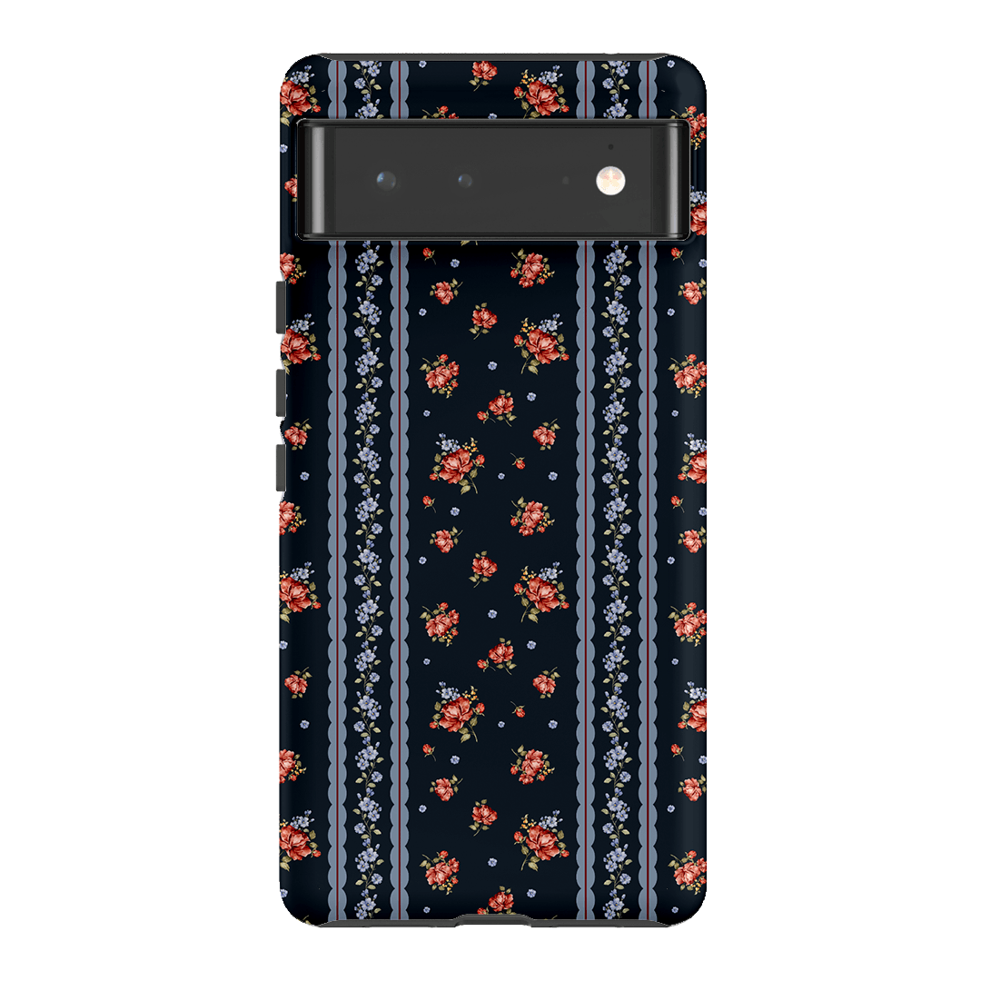 Midnight Stripe Printed Phone Cases Google Pixel 6 / Armoured by Kasiags Art - The Dairy