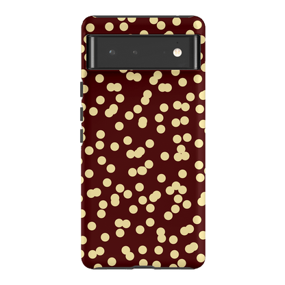 Mini Confetti Burgundy Butter Printed Phone Cases Google Pixel 6 / Armoured by Veronica Tucker - The Dairy