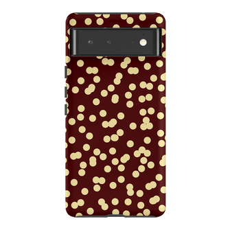 Mini Confetti Burgundy Butter Printed Phone Cases Google Pixel 6 / Armoured by Veronica Tucker - The Dairy