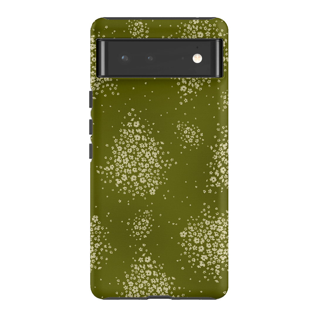 Olive Bloom Printed Phone Cases Google Pixel 6 / Armoured by Veronica Tucker - The Dairy