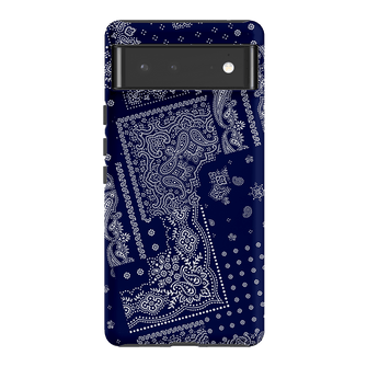 Paisley Indigo Printed Phone Cases Google Pixel 6 / Armoured by The Dairy - The Dairy