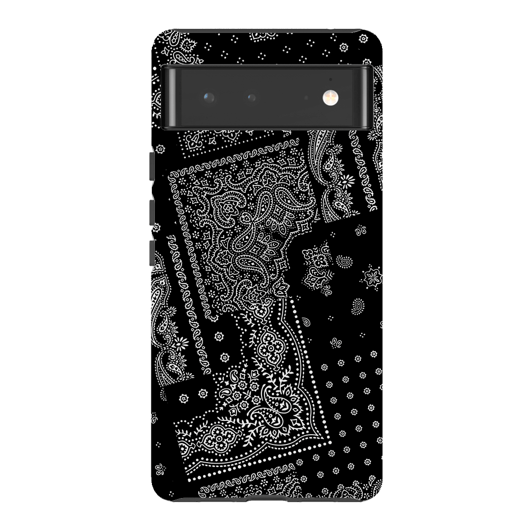 Paisley Noir Printed Phone Cases Google Pixel 6 / Armoured by The Dairy - The Dairy