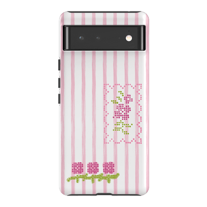 Patchwork Pink Printed Phone Cases Google Pixel 6 / Armoured by Kayla Carr - The Dairy