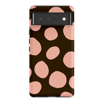 Pebbles Chocolate Pink Printed Phone Cases Google Pixel 6 / Armoured by Veronica Tucker - The Dairy