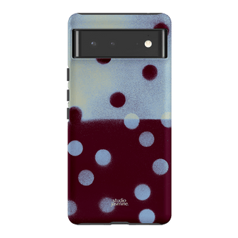 Plum Polka Dot Printed Phone Cases Google Pixel 6 / Armoured by Jasmine Dowling - The Dairy