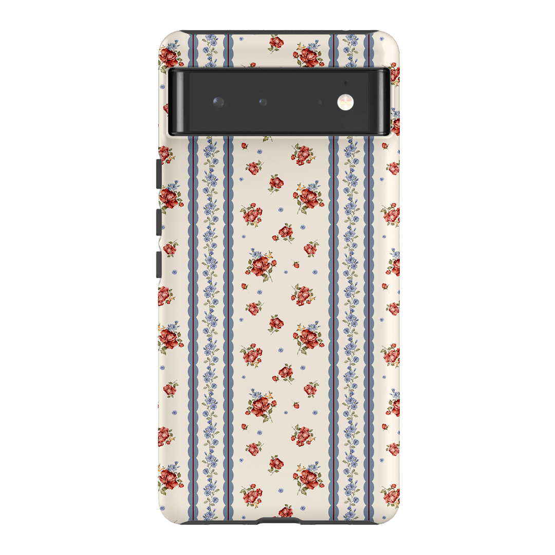 Rose Stripe Printed Phone Cases Google Pixel 6 / Armoured by Kasiags Art - The Dairy
