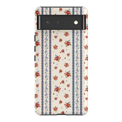 Rose Stripe Printed Phone Cases Google Pixel 6 / Armoured by Kasiags Art - The Dairy